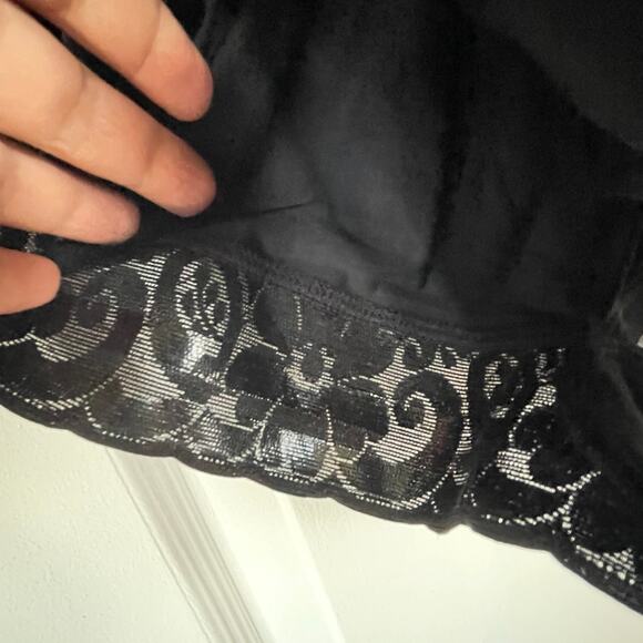 NWT Shaperx Fitness Black Lace Full Body Bodysuit Medium - Picture 8 of 9